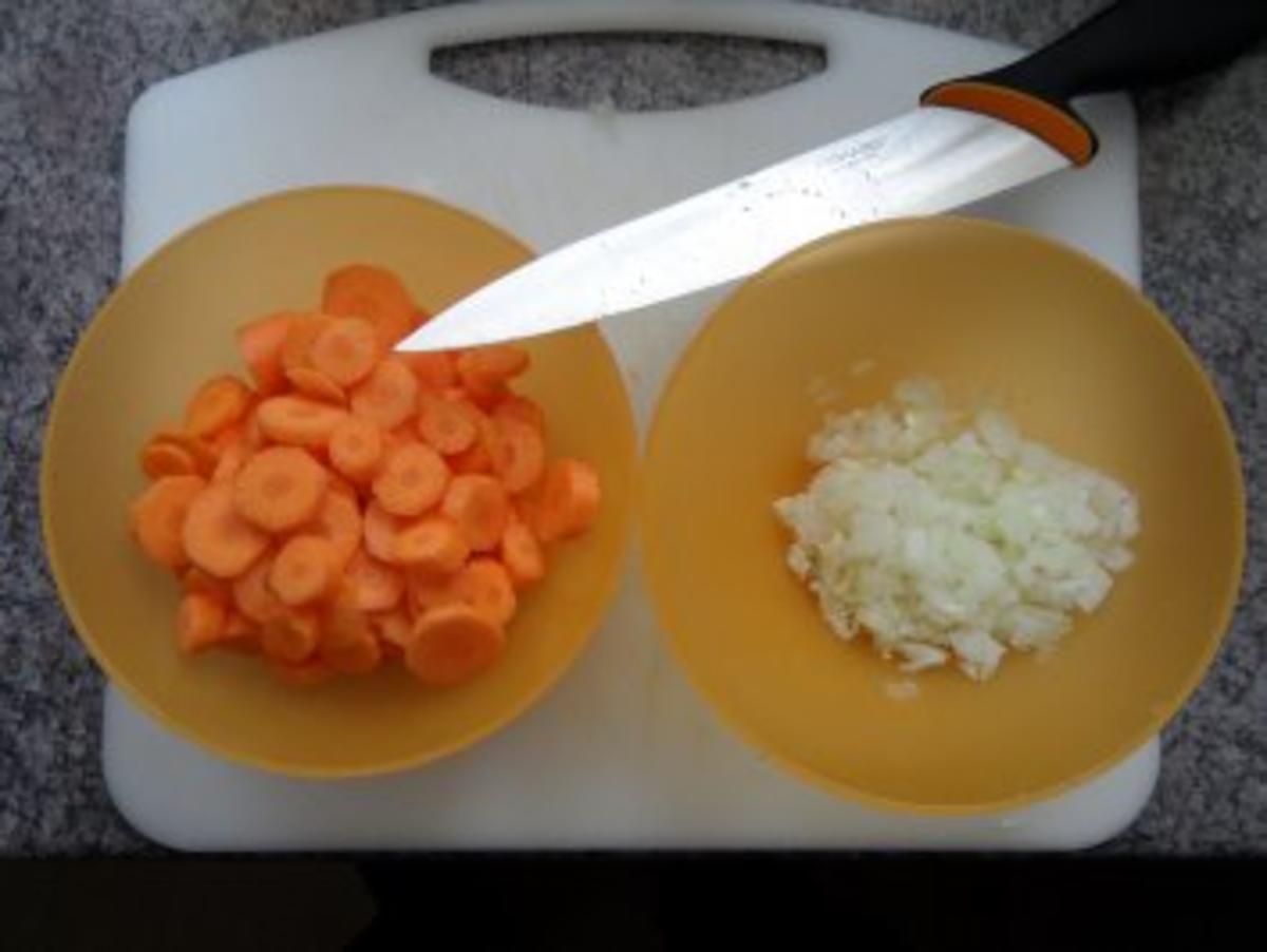Gnocchi mit Karotten in Erdnuss-Sauce - Rezept - Bild Nr. 3