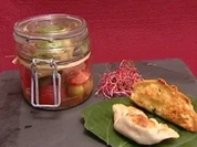 Asiatischer Spargelsalat mit Gyoza (Janina Uhse) - Rezept