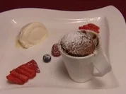 Vanilleparfait mit Schokoladensoufflee (Janina Uhse) - Rezept