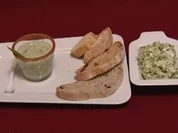 Geeiste Gurkensuppe mit selbstgemachter Kräuterbutter (Anne Menden) - Rezept