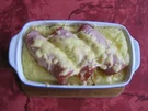 Kassler-Sauerkrautröllchen auf Kartoffelbrei - Rezept