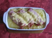 Kassler-Sauerkrautröllchen auf Kartoffelbrei - Rezept