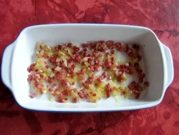 Rezept: Kassler-Sauerkrautröllchen auf Kartoffelbrei Bild Nr. 3 Kassler-Sauerkrautröllchen auf Kartoffelbrei - Rezept - Bild Nr. 3