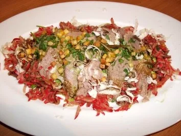 Lauwarm marinierte Ochsenbrust à la Mario - Rezept