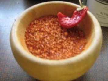 Rezept: Chili-Salz selbstgemacht Chili-Salz selbstgemacht - Rezept