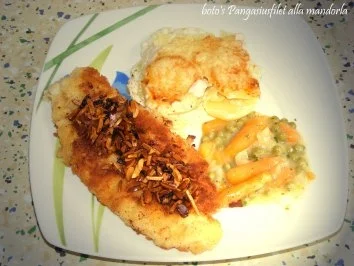 boto's Pangasiusfilet paniert, mit Mandelgarnitur - Rezept