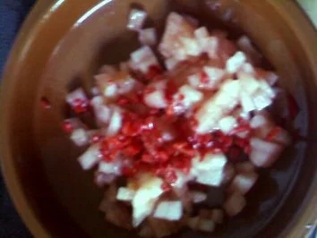 Rezept: Scharfe Tomatenkonfitüre Bild Nr. 3 Scharfe Tomatenkonfitüre - Rezept - Bild Nr. 3