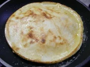 Rezept: Eierspeisen : Eierkuchen mit Äpfelstückchen Eierspeisen : Eierkuchen mit Äpfelstückchen - Rezept