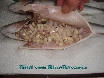 Fischgerichte: Gebratener Wolfsbarsch mit Gemüsekartoffeln - Rezept - Bild Nr. 2