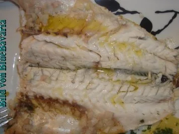 Fischgerichte: Gebratener Wolfsbarsch mit Gemüsekartoffeln - Rezept - Bild Nr. 3