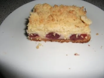 Kleiner Kirsch - Käsekuchen - für das Backblech 26 x 16 cm - Rezept - Bild Nr. 6