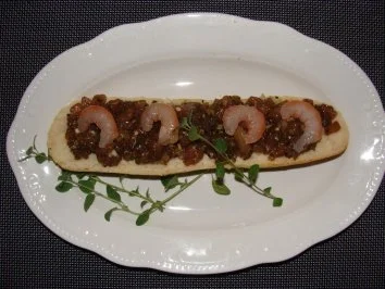 Fisch : -Thunfisch Tartar mit Garnelen- - Rezept