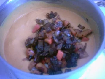 Kürbis - Gorgonzola - Soße zu Pasta - Rezept