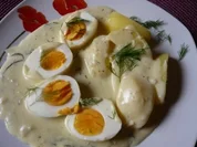 Rezept: Eier in Senf-Dill-Soße Eier in Senf-Dill-Soße - Rezept