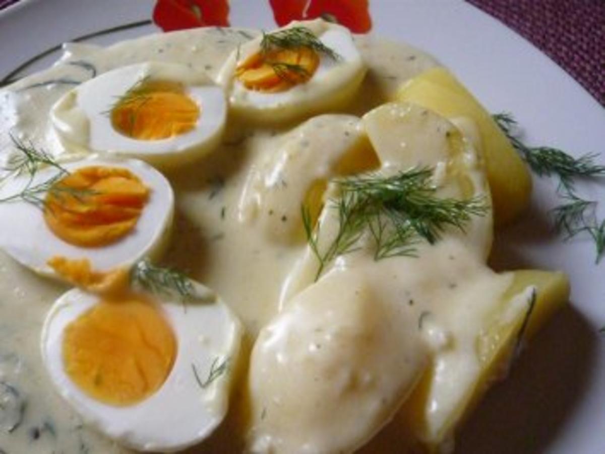 Eier in Senf-Dill-Soße - Rezept - Bild Nr. 3