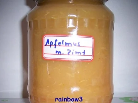 Dessert: Apfelmus mit Zimt - Rezept