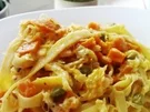 Pasta mit Kürbis und Sauerkraut - Rezept