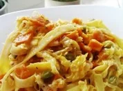 Pasta mit Kürbis und Sauerkraut - Rezept