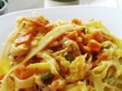Pasta mit Kürbis und Sauerkraut - Rezept