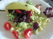 Krokodil-Salat - Bilder sind eingestellt - - Rezept