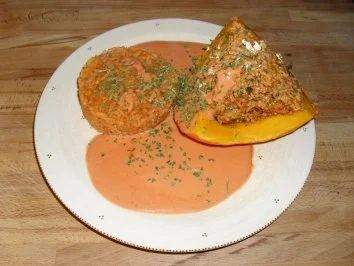 Rezept: Gefüllter Hokkaido Gefüllter Hokkaido - Rezept