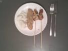 Putenspieße mit Erdnußsoße - Rezept