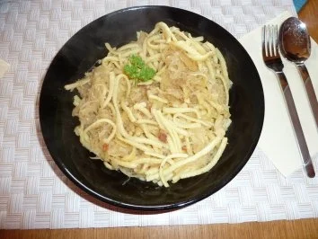 Rezept: Kraut-Spätzle Bild Nr. 3 Kraut-Spätzle - Rezept - Bild Nr. 3