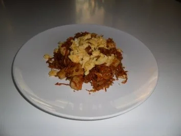 gebratener Reis mit Tofu und Ei - Rezept