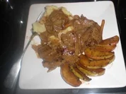 Kalbsleber in Zwiebelsahnesoße - Rezept