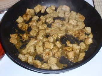 Rezept: Schweinefleisch süß/scharf mit einem Himalaya Basmatireis Bild Nr. 4 Schweinefleisch süß/scharf mit einem Himalaya Basmatireis - Rezept - Bild Nr. 4