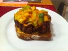 Überbackenes Schweinefilet auf Bauernbrot - Rezept