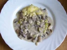 Auflauf: Champignon-Porree-Auflauf - Rezept