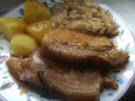 Jungschwein-Krustenbraten mit Salzkartoffeln und - Rezept