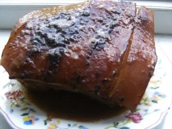 Jungschwein-Krustenbraten mit Salzkartoffeln und - Rezept - Bild Nr. 8