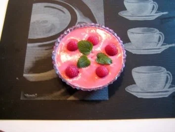 Himbeer - Frischkäse - Dessert - Rezept