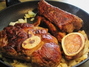 Beinscheibe geschmort - Rezept
