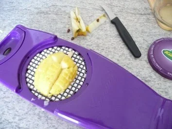 Kaninchen : Keule mit Zwiebelsoße, an Rotkohl und Salzkartoffeln - Rezept - Bild Nr. 8