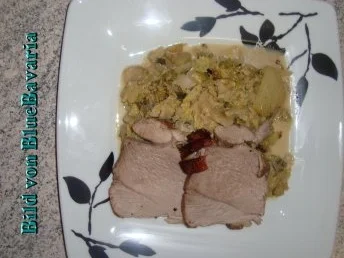 Fleischgerichte: Schweinerücken aus dem Römertopf - Rezept