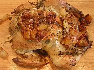 Knoblauch-Huhn - Rezept - Bild Nr. 6