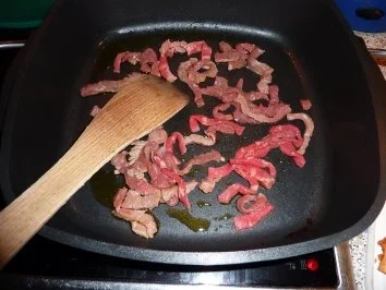 Fl/Rind: Geschnetzeltes mit Pilzen - Rezept - Bild Nr. 2