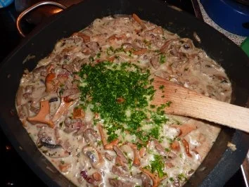 Fl/Rind: Geschnetzeltes mit Pilzen - Rezept - Bild Nr. 9