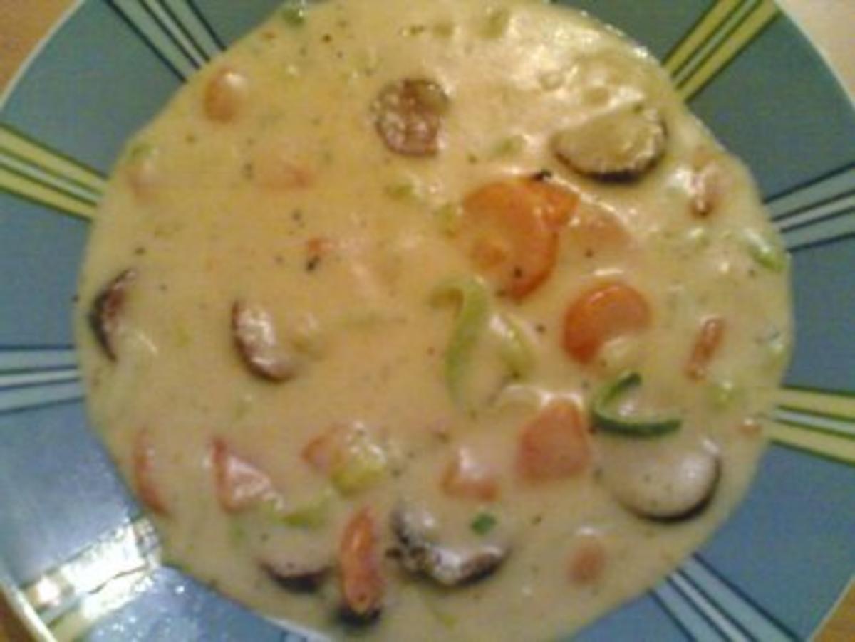 Cabanossi-Käse-Suppe - Rezept