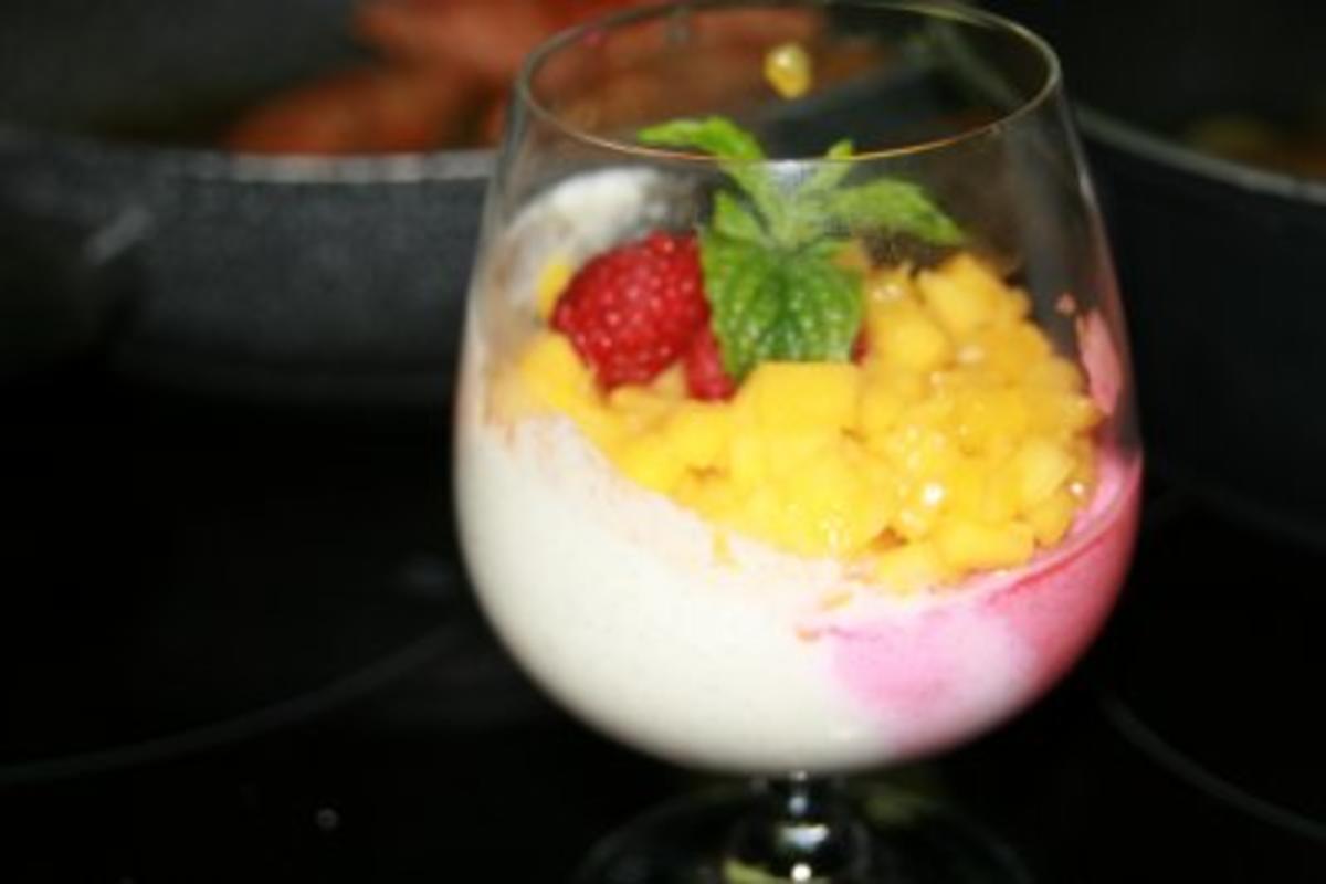 Dessert: Himbeer - Vanille - Creme - Rezept