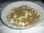 DIABETIKER Linsen- Hühnersalat - Rezept