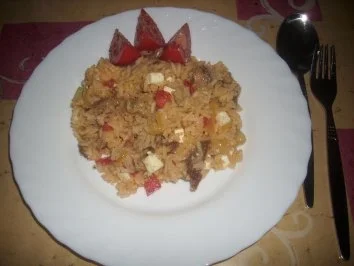 Gyros-Reis-Salat - Rezept - Bild Nr. 2