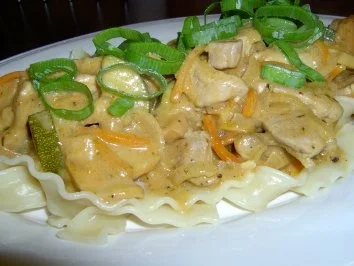 Pfeffer-rahm-geschnetzteltes vom Schwein - Rezept