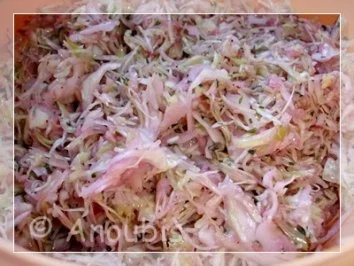 Rezept: Salat - Spitzkohlsalat süss-sauer Salat - Spitzkohlsalat süss-sauer - Rezept