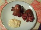 Oktopuswürstchen mit selbstgemachter jap. Majo - Rezept