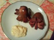 Oktopuswürstchen mit selbstgemachter jap. Majo - Rezept