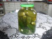 Salzgurken zum gleich essen - Rezept